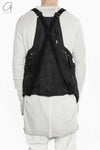 BORIS BIDJAN SABERI Black Horse Leather Vest VEST BAG2.1 FMM20020-T